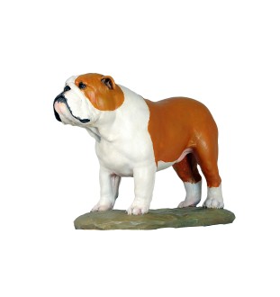 Buldog angielski ręcznie pomalowana statuetka Art-Dog